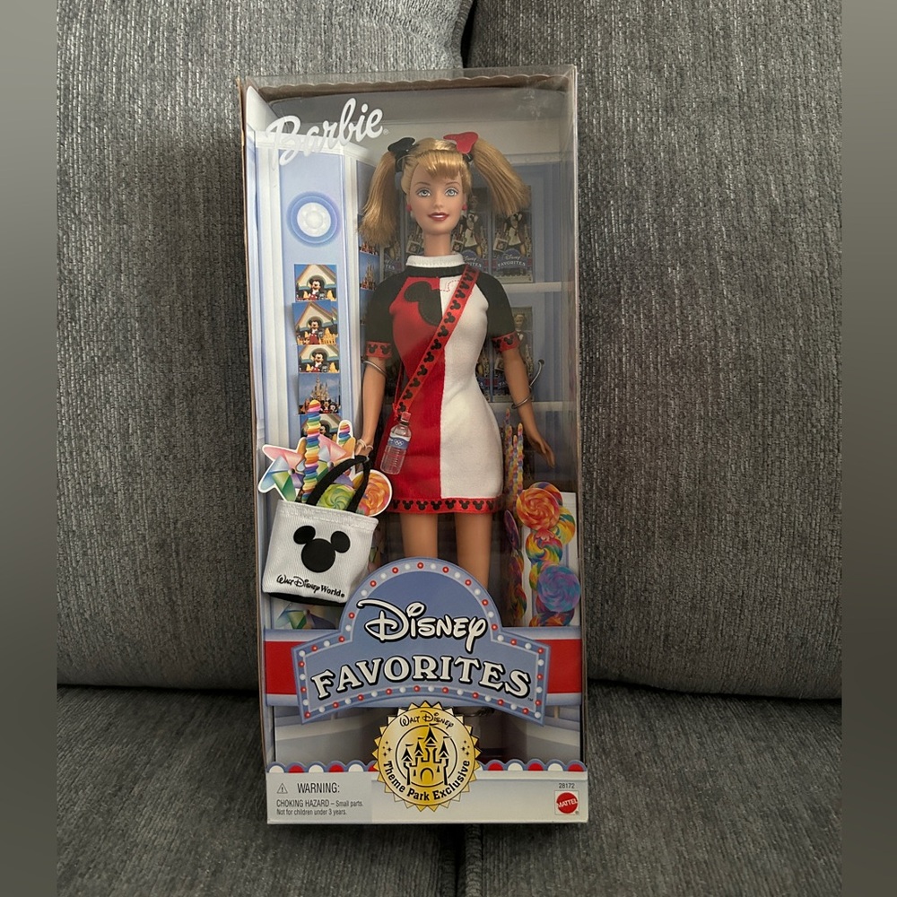 Walt Disney World Barbie Doll Theme‎ Park Exclusive Mickey Mouse Dress Vintage